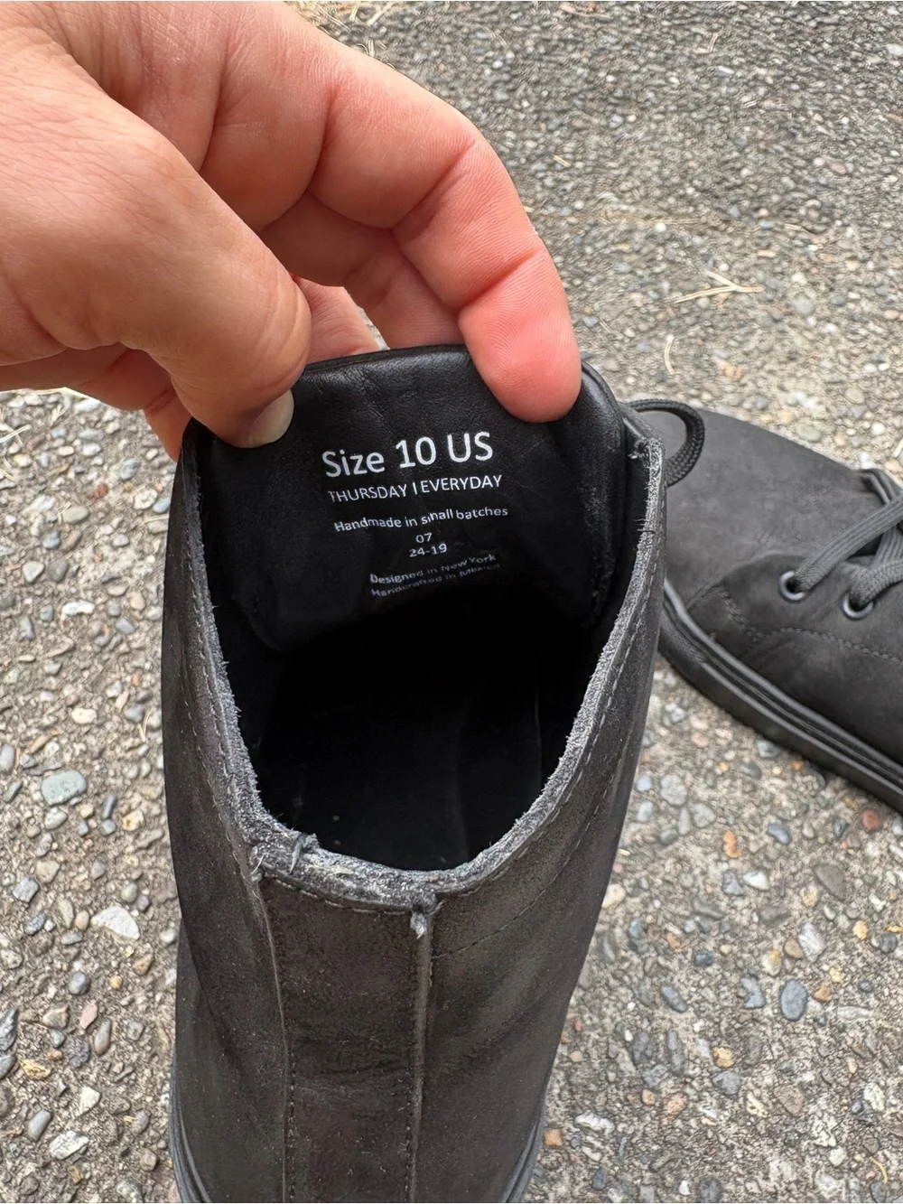 Thursday Boot Company Men's Matte Black Premier High-Top Sneakers